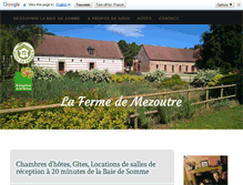 Tablet Screenshot of gite-baie-de-somme.com